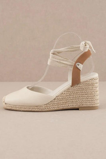 D-ALONDRA-ESPADRILLE, LACE UP, WEDGE