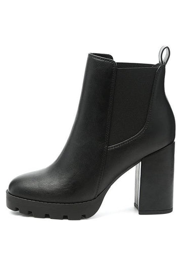 SONIA BLOCK HEELED BOOTS