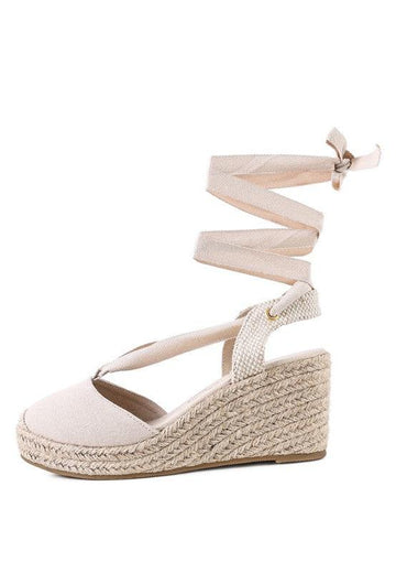 Little Mary Strappy Wedge Heel Sandals