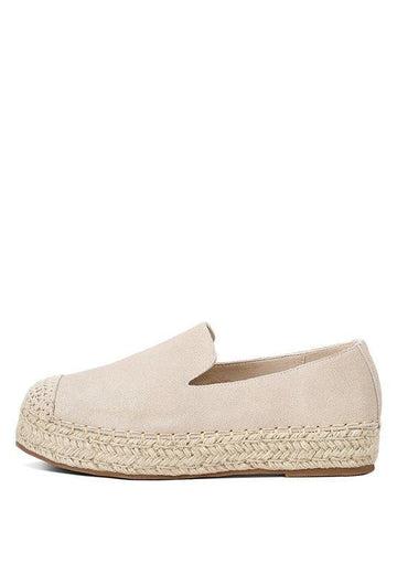 Ellerie Suede Flatform Heel Espadrilles