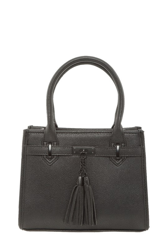 Crossbody Bag With Double Tassel