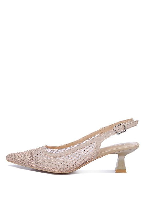 Siev Rhinestone Slingback Mules