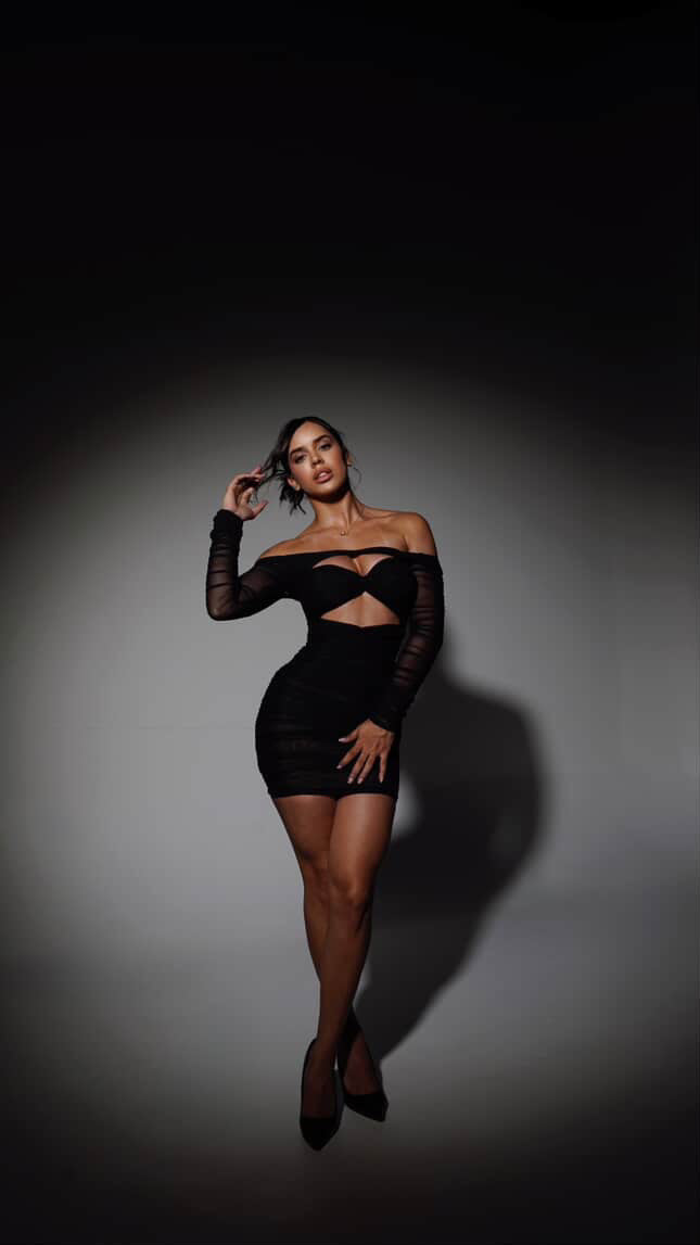 Off Shoulder Mini Dress