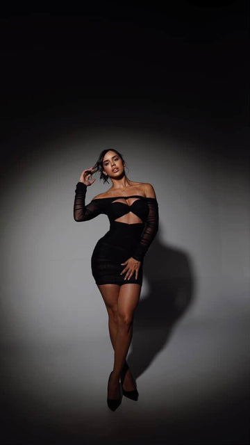 Off Shoulder Mini Dress