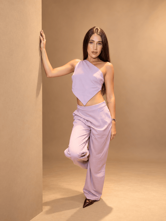 Asymmetric Pink Set - Butonii