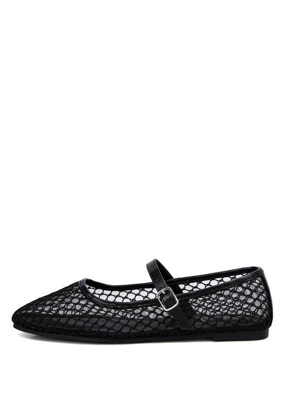 Averona Mesh Mary Jane Flats