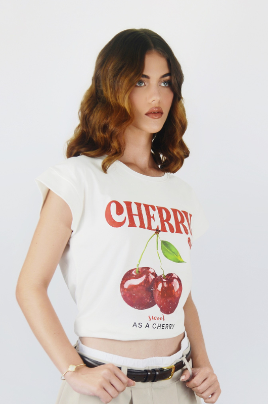 Cherry Crop Top