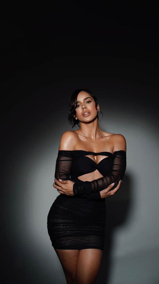 Off Shoulder Mini Dress